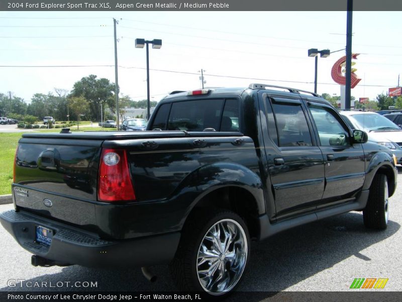 Aspen Green Metallic / Medium Pebble 2004 Ford Explorer Sport Trac XLS