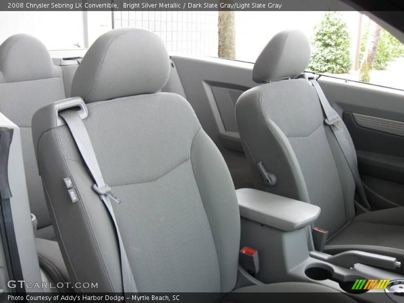 Bright Silver Metallic / Dark Slate Gray/Light Slate Gray 2008 Chrysler Sebring LX Convertible