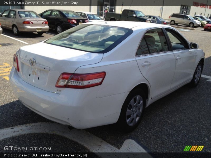 Super White / Ash Gray 2010 Toyota Camry LE