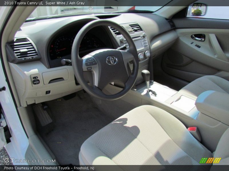 Super White / Ash Gray 2010 Toyota Camry LE