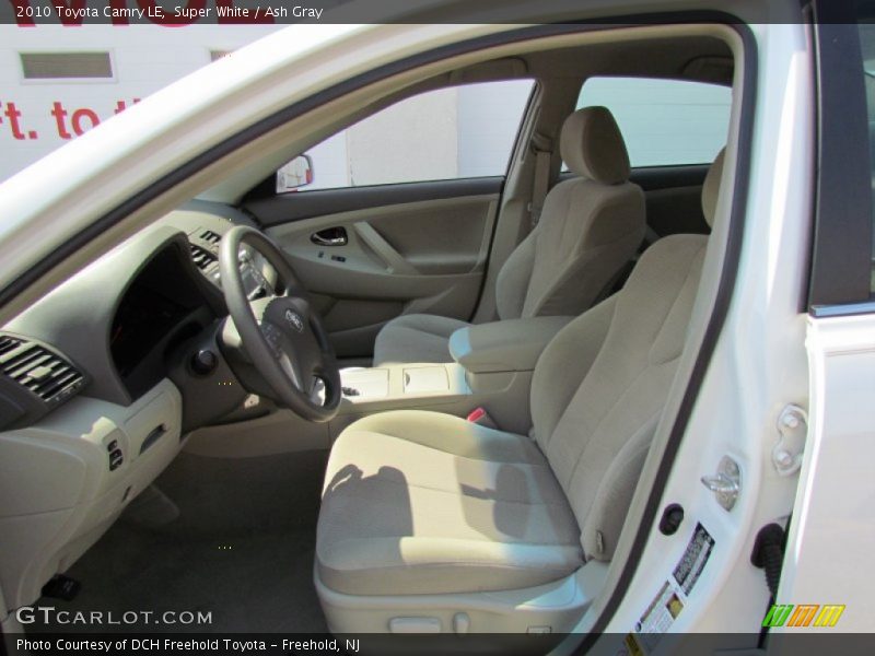 Super White / Ash Gray 2010 Toyota Camry LE