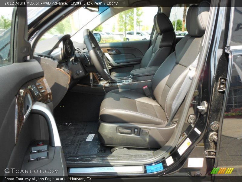 Front Seat of 2012 MDX SH-AWD Advance