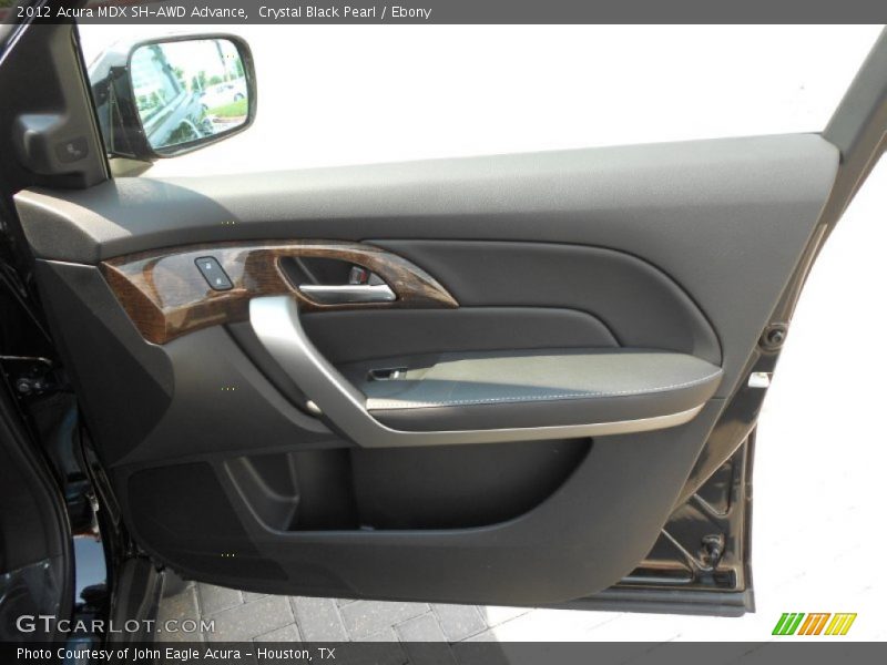 Crystal Black Pearl / Ebony 2012 Acura MDX SH-AWD Advance