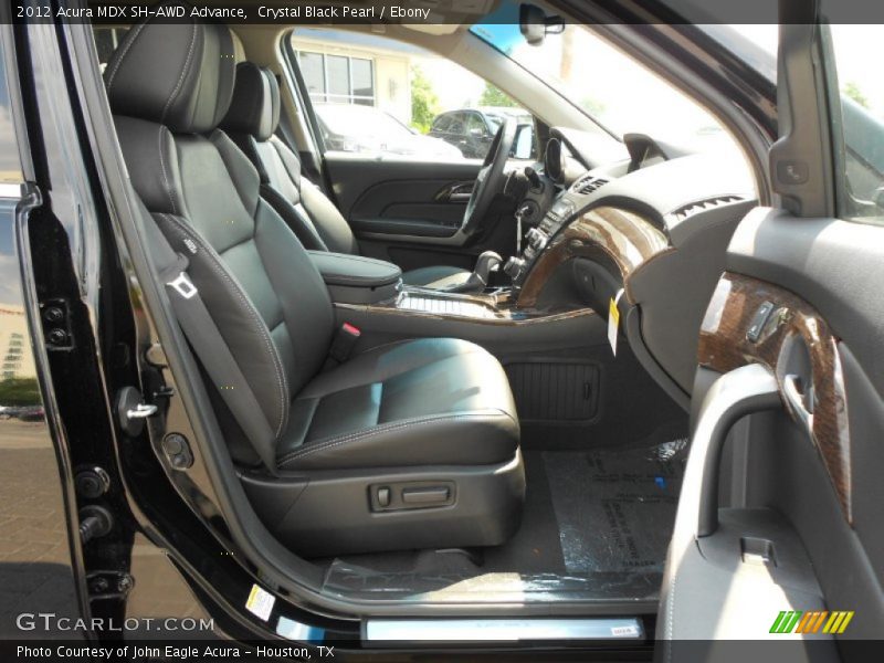 Crystal Black Pearl / Ebony 2012 Acura MDX SH-AWD Advance