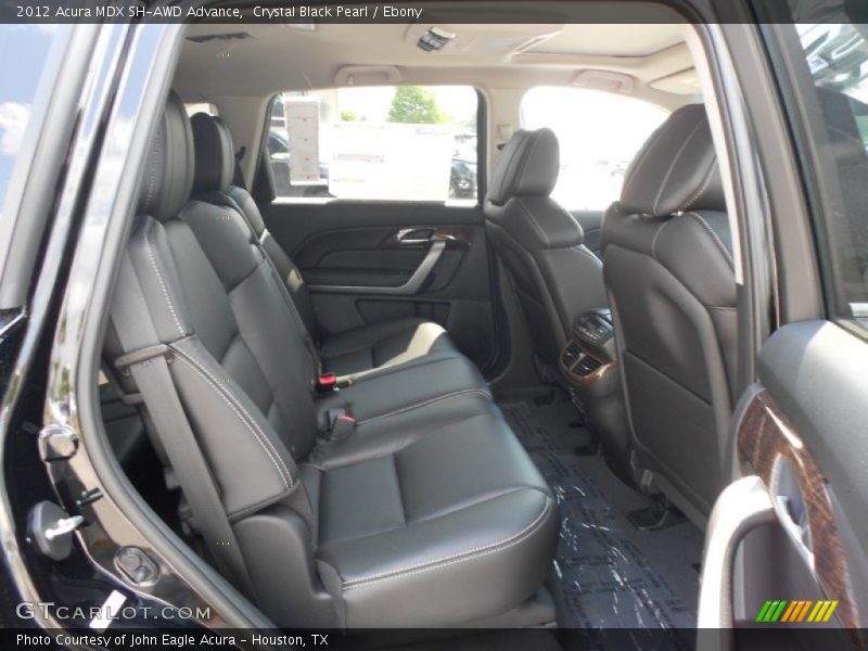 Rear Seat of 2012 MDX SH-AWD Advance