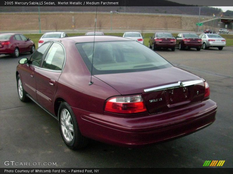 Merlot Metallic / Medium Parchment 2005 Mercury Sable LS Sedan