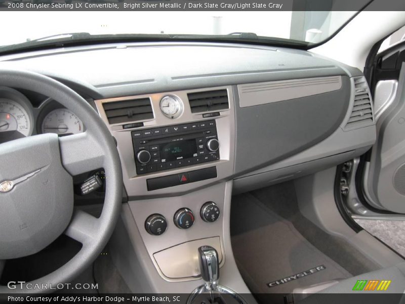 Bright Silver Metallic / Dark Slate Gray/Light Slate Gray 2008 Chrysler Sebring LX Convertible