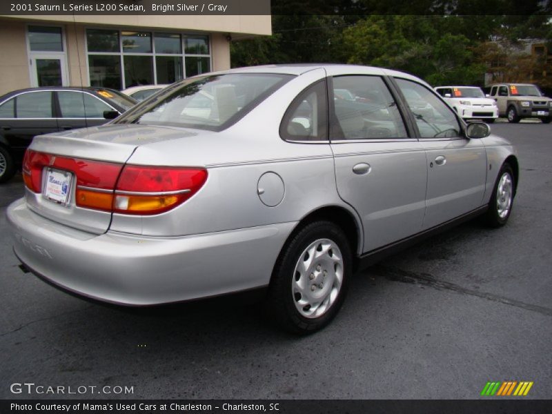 Bright Silver / Gray 2001 Saturn L Series L200 Sedan