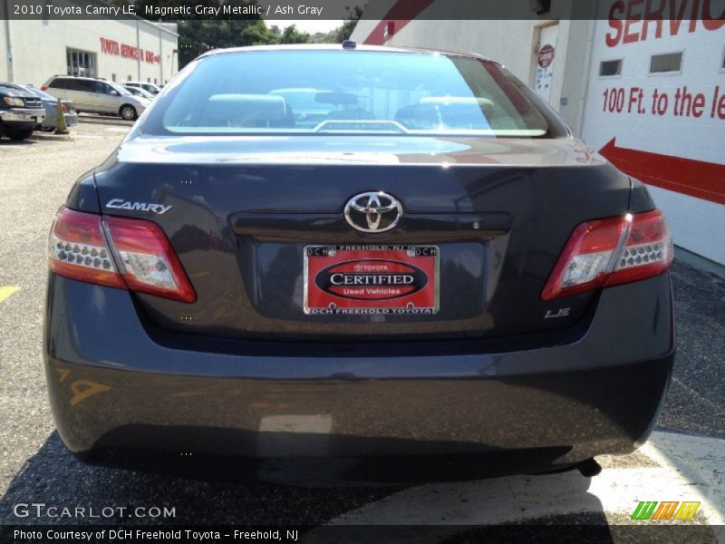 Magnetic Gray Metallic / Ash Gray 2010 Toyota Camry LE