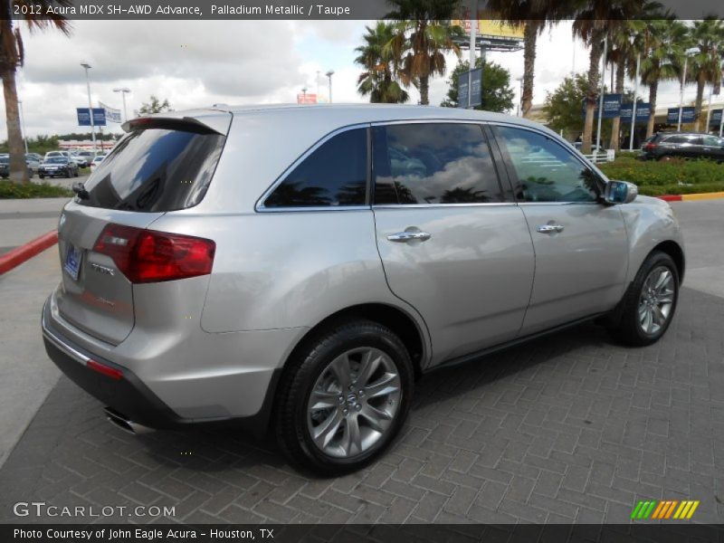 Palladium Metallic / Taupe 2012 Acura MDX SH-AWD Advance