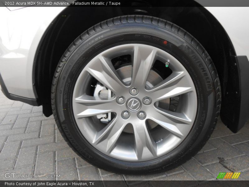 Palladium Metallic / Taupe 2012 Acura MDX SH-AWD Advance