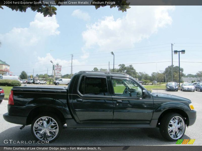 Aspen Green Metallic / Medium Pebble 2004 Ford Explorer Sport Trac XLS