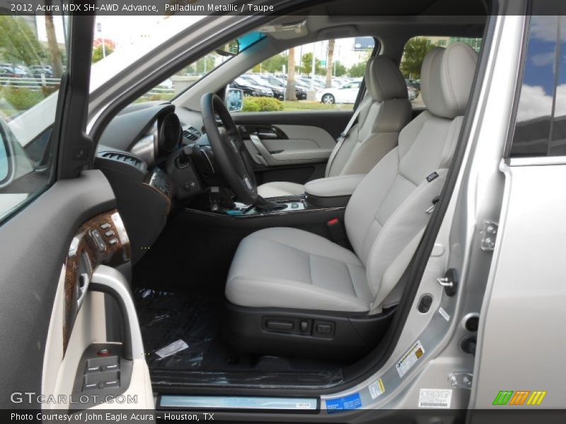 Palladium Metallic / Taupe 2012 Acura MDX SH-AWD Advance