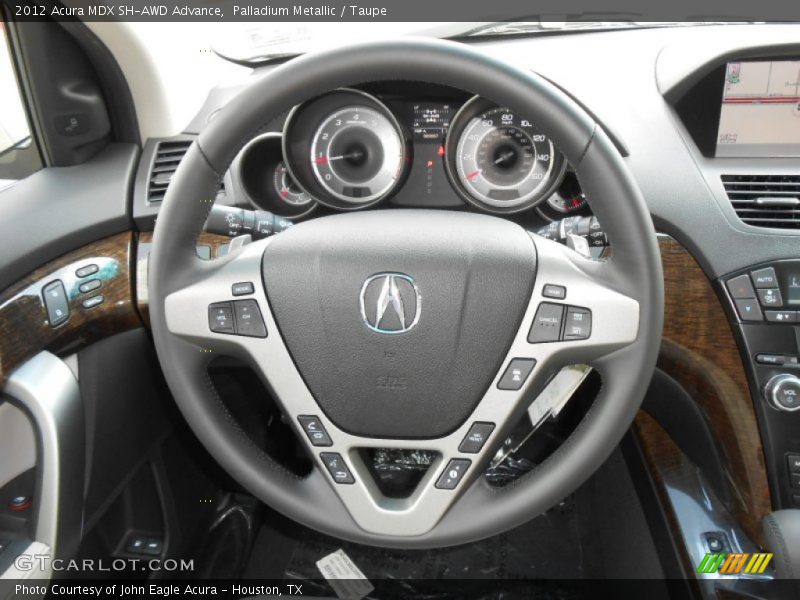 Palladium Metallic / Taupe 2012 Acura MDX SH-AWD Advance