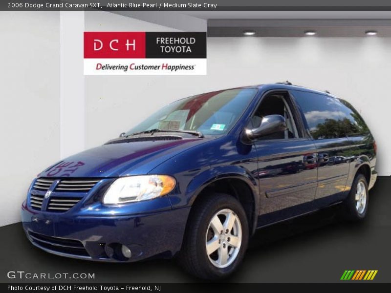 Atlantic Blue Pearl / Medium Slate Gray 2006 Dodge Grand Caravan SXT