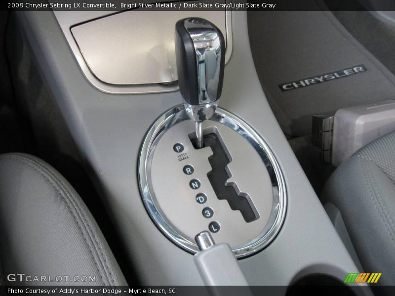 Bright Silver Metallic / Dark Slate Gray/Light Slate Gray 2008 Chrysler Sebring LX Convertible