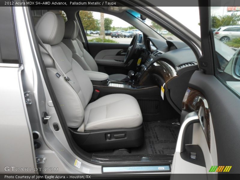Palladium Metallic / Taupe 2012 Acura MDX SH-AWD Advance