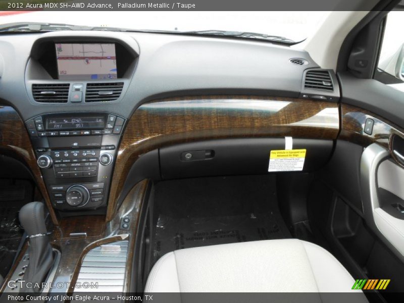 Palladium Metallic / Taupe 2012 Acura MDX SH-AWD Advance