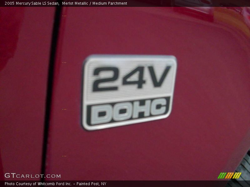Merlot Metallic / Medium Parchment 2005 Mercury Sable LS Sedan