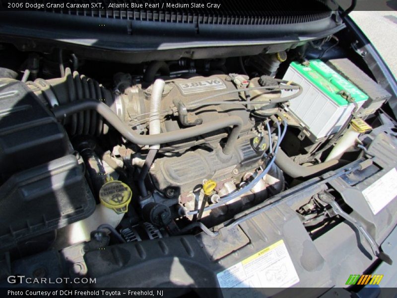 Atlantic Blue Pearl / Medium Slate Gray 2006 Dodge Grand Caravan SXT