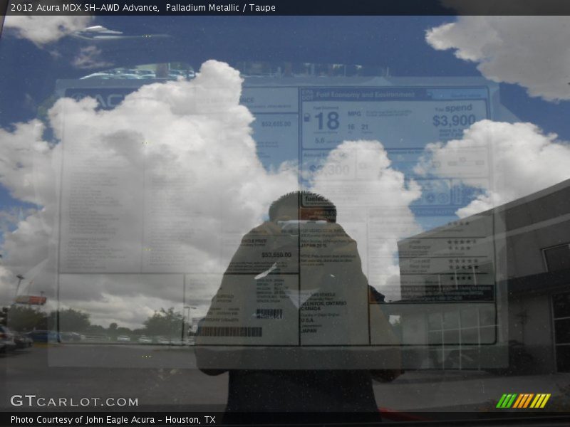 Palladium Metallic / Taupe 2012 Acura MDX SH-AWD Advance