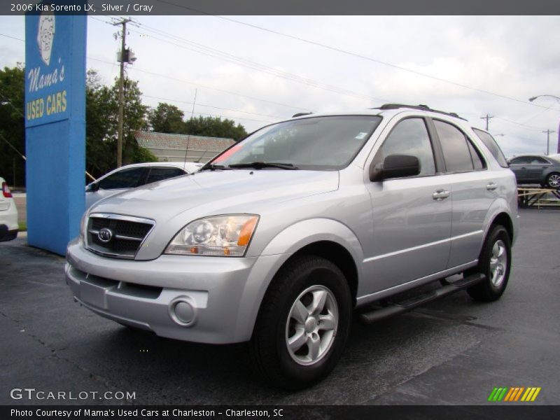 Silver / Gray 2006 Kia Sorento LX