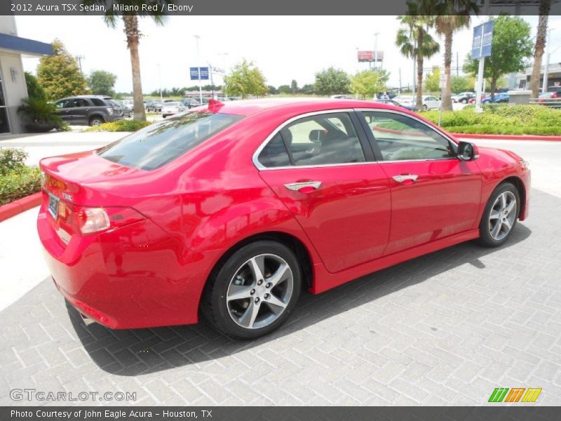 Milano Red / Ebony 2012 Acura TSX Sedan