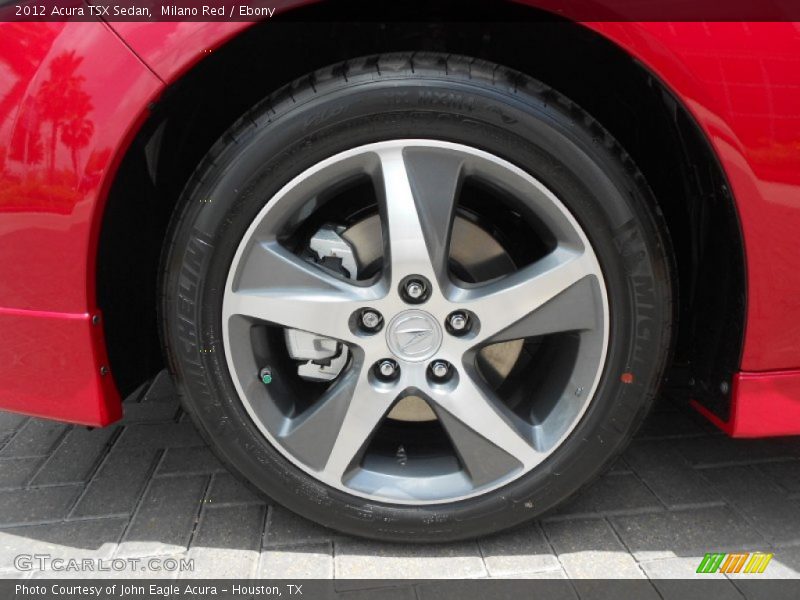 Milano Red / Ebony 2012 Acura TSX Sedan