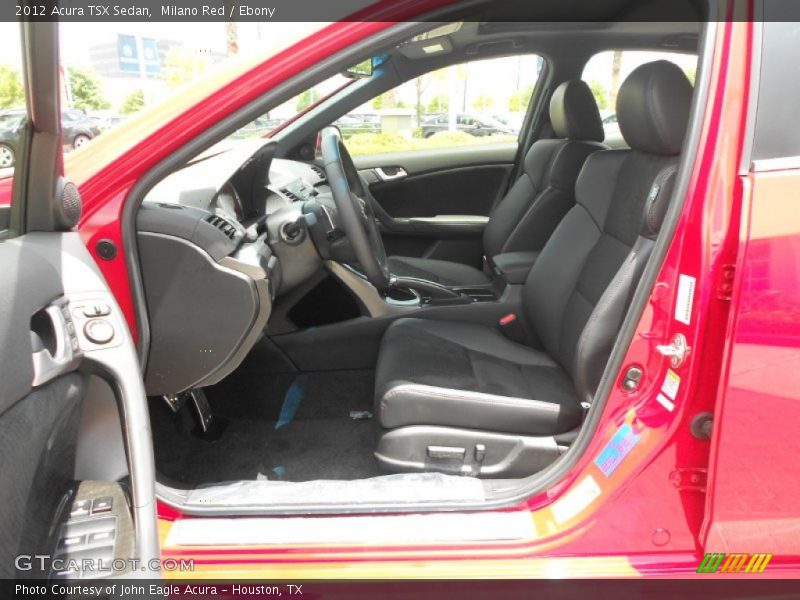 Milano Red / Ebony 2012 Acura TSX Sedan