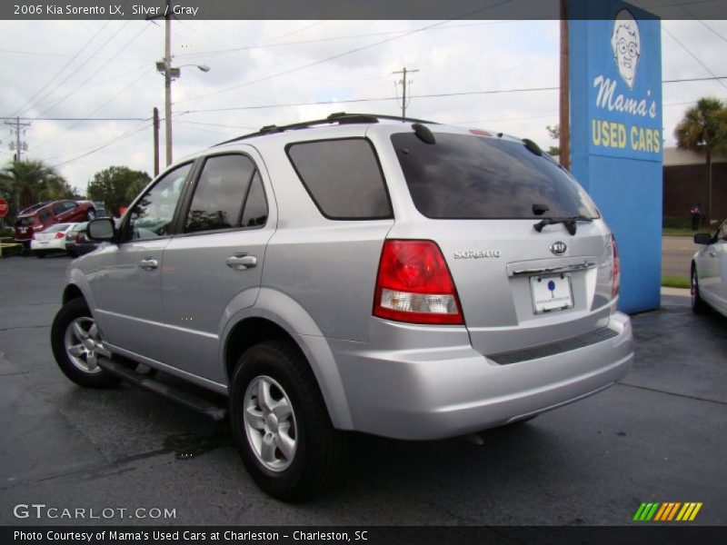 Silver / Gray 2006 Kia Sorento LX
