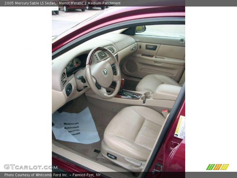 Merlot Metallic / Medium Parchment 2005 Mercury Sable LS Sedan
