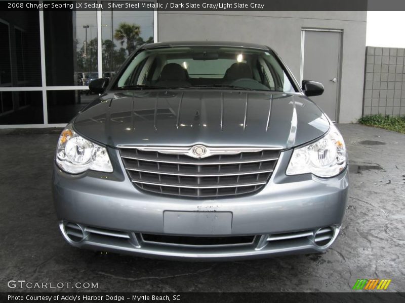 Silver Steel Metallic / Dark Slate Gray/Light Slate Gray 2008 Chrysler Sebring LX Sedan