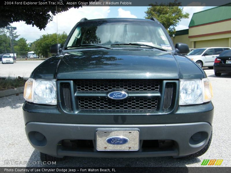 Aspen Green Metallic / Medium Pebble 2004 Ford Explorer Sport Trac XLS