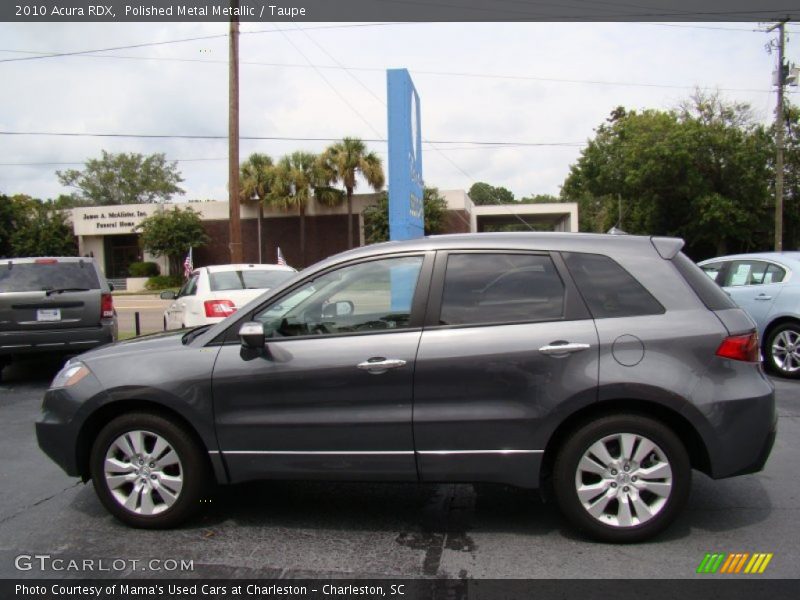 Polished Metal Metallic / Taupe 2010 Acura RDX