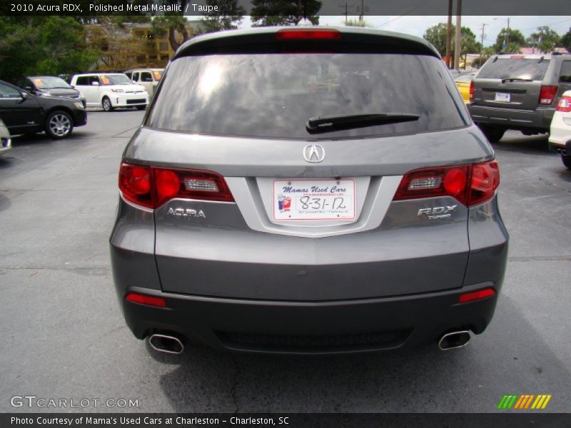 Polished Metal Metallic / Taupe 2010 Acura RDX