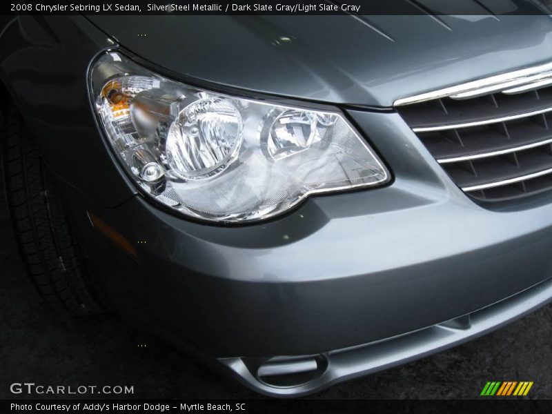 Silver Steel Metallic / Dark Slate Gray/Light Slate Gray 2008 Chrysler Sebring LX Sedan