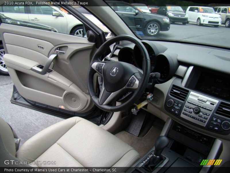 Polished Metal Metallic / Taupe 2010 Acura RDX