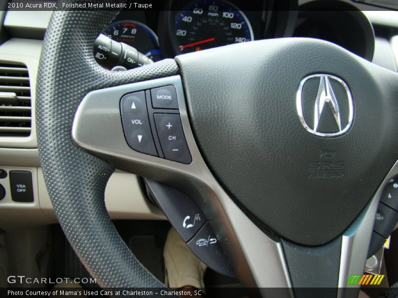 Polished Metal Metallic / Taupe 2010 Acura RDX