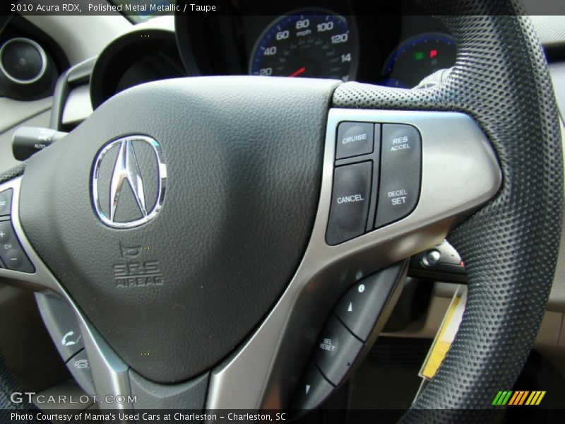 Polished Metal Metallic / Taupe 2010 Acura RDX