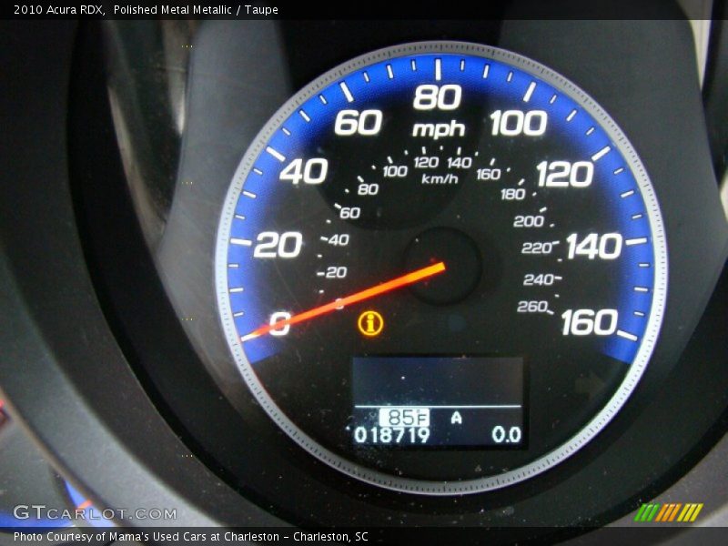 Polished Metal Metallic / Taupe 2010 Acura RDX