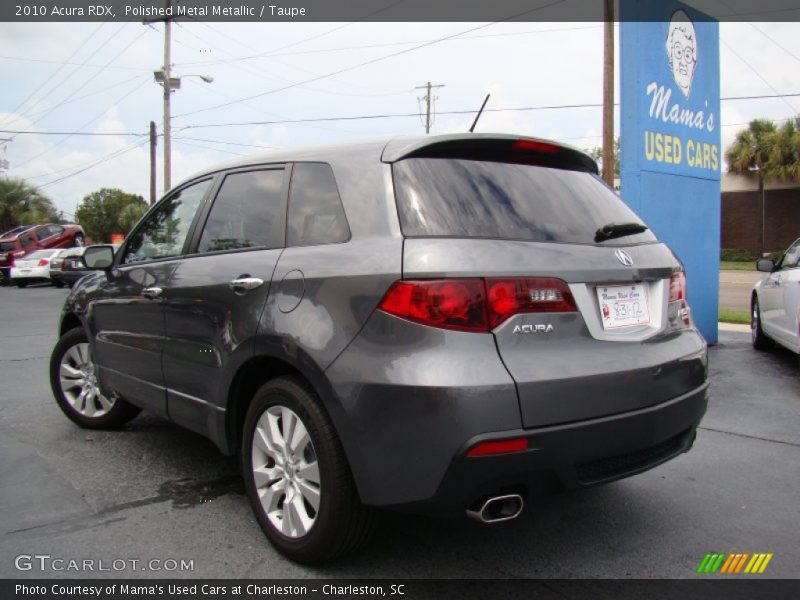 Polished Metal Metallic / Taupe 2010 Acura RDX