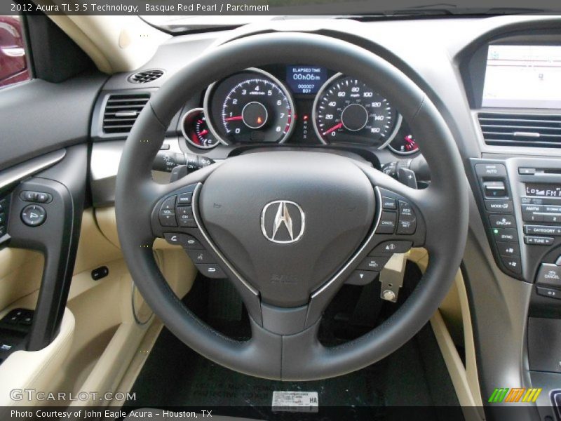 Basque Red Pearl / Parchment 2012 Acura TL 3.5 Technology