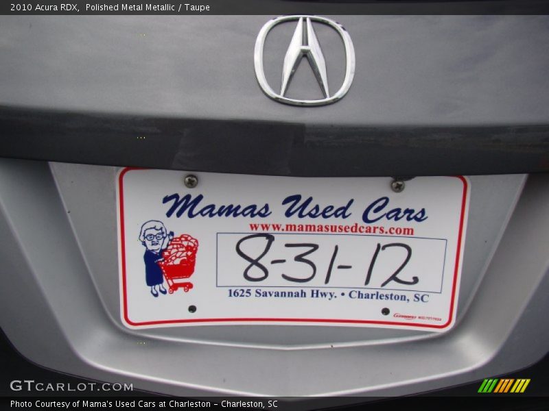 Polished Metal Metallic / Taupe 2010 Acura RDX