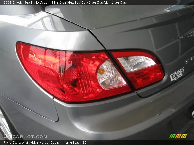 Silver Steel Metallic / Dark Slate Gray/Light Slate Gray 2008 Chrysler Sebring LX Sedan