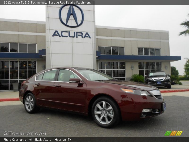 Basque Red Pearl / Parchment 2012 Acura TL 3.5 Technology