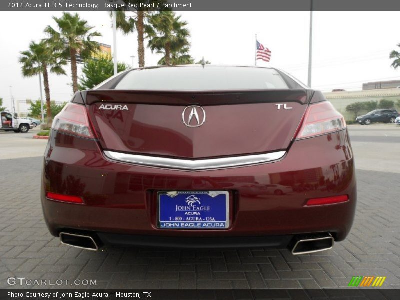 Basque Red Pearl / Parchment 2012 Acura TL 3.5 Technology