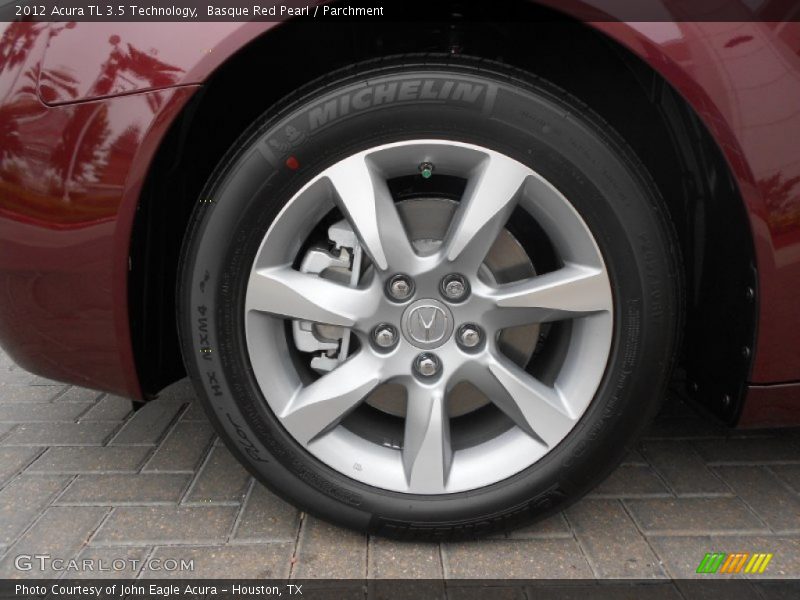 Basque Red Pearl / Parchment 2012 Acura TL 3.5 Technology