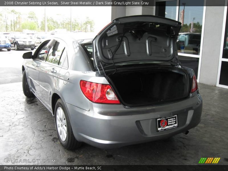 Silver Steel Metallic / Dark Slate Gray/Light Slate Gray 2008 Chrysler Sebring LX Sedan