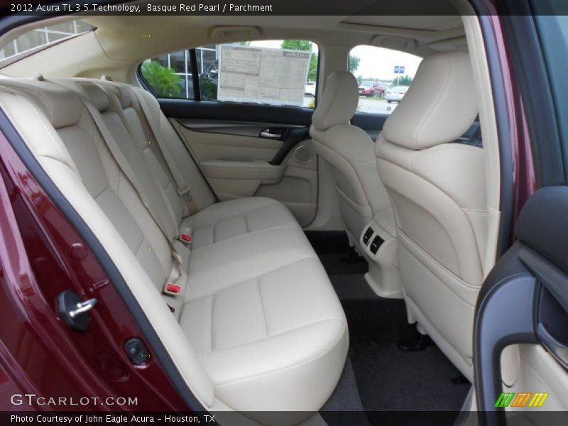 Basque Red Pearl / Parchment 2012 Acura TL 3.5 Technology