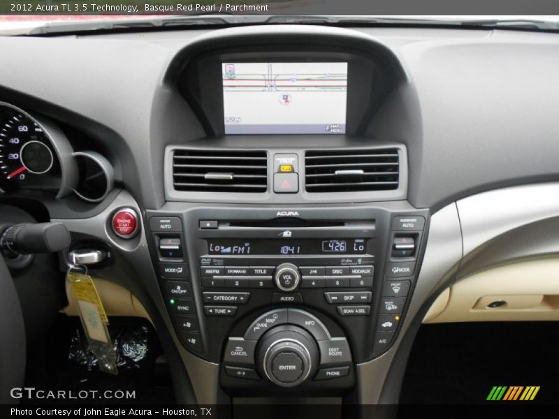 Basque Red Pearl / Parchment 2012 Acura TL 3.5 Technology